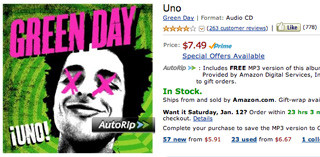 米Amazon、音楽CD購入者にMP3版を無料提供「AutoRip」開始