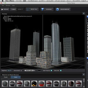 フラッシュバック、After Effects等で使える高層ビル群の3DCGモデル集発売