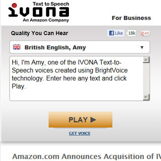 米Amazonが音声技術IVONAを買収 - SiriやGoogle Now対抗サービスを提供か?