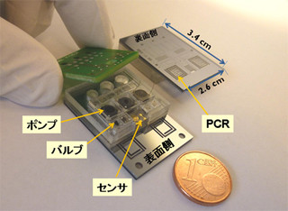 パナソニック、遺伝子の個人差を1時間で検出可能な全自動検査チップを開発