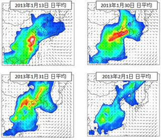 大陸のPM2.5が越境汚染