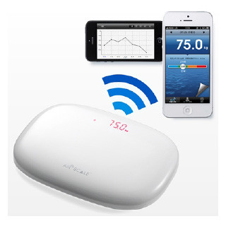 サンワサプライ、iPhoneアプリで体重を記録できるBluetooth体重計を発売