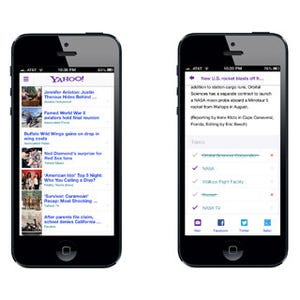 米Yahoo!が最新のiOSモバイルアプリ公開 - 買収したSummly技術を早くも統合