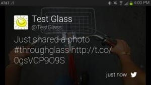 目の前の風景をTwitterやFacebookで共有 - Google Glassアプリが一挙公開