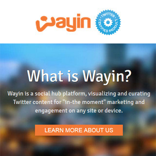 JTP、Twitterアグリゲーションサービス「Wayin Hub」の国内展開を発表