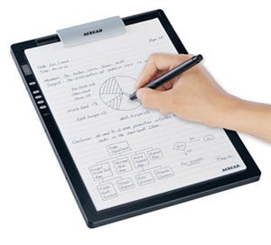 ゼブラ、普通紙を使用できるデジタルペンデバイス「DigiMemoA402」発売