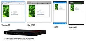 ソリトン、社内やクラウドシステム利用時のデータ漏えいを防ぐ独自ブラウザ
