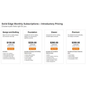 シーメンスPLM、月単位で利用可能な「Solid Edge」のライセンスモデルを発表