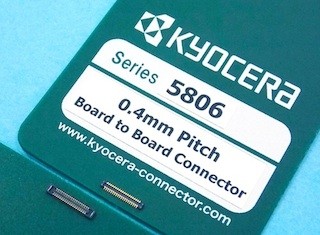 京セラコネクタ、奥行き1.9mmの0.4mmピッチ基板対基板用コネクタを発表