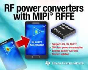 TI、スマホ/タブレットの電池寿命を最大化するMIPI RFFE対応電源ICを発表