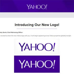 米Yahoo!、新しいロゴマークを発表