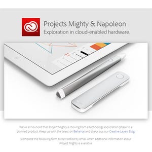 アドビ、Creative Cloud連携のペン「Mighty」と定規「Napoleon」を製品化へ