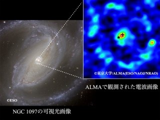 東大など、アルマ望遠鏡による新手法で超巨大ブラックホールを詳細に観測