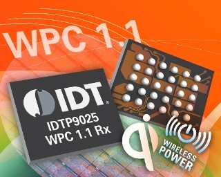 IDT、WPC 1.1準拠のモバイル機器向けワイヤレス給電レシーバを発表