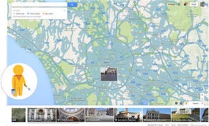 新しいGoogleマップがアップデート、ペグマン復活、自動車ルートに道路情報