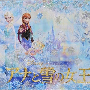 東京都・新丸ビルで清川あさみ×映画『アナと雪の女王』のコラボアート公開