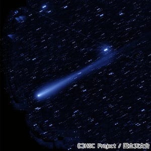 国立天文台、すばる望遠鏡の新カメラでアイソン彗星の「尾」の撮影に成功