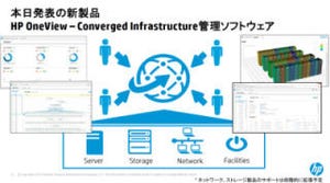 日本HP、インフラ全体を単一で統合管理するツール「HP OneView」