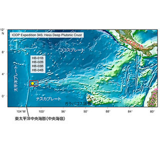 海洋下部地殻の岩石採取