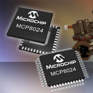Microchip、電源保護機能などを内蔵した3相DLDCモータドライバを発表