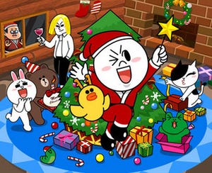 LINE、クリスマスチャリティー企画発表--未来のための願い募集、14年に実現