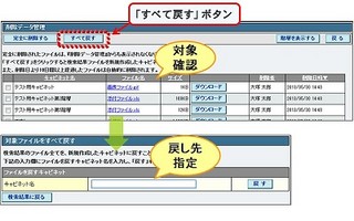 大塚商会、削除ファイルを一括で復帰などのオンラインストレージの機能強化