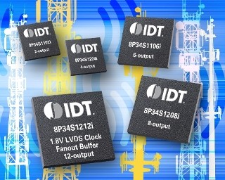 IDT、消費電力を60%削減できるLVDSクロックファンアウトバッファを発表