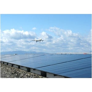 三井情報の太陽光発電監視サービス、 関西国際空港内のメガソーラーに導入