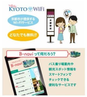 京都府京都市のFree Wi-Fi「KYOTO_WiFi」で観光者向け情報サービスを提供