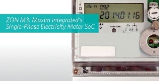 Maxim、高精度のエネルギー測定を実現する単相電力メータ用SoCを発表