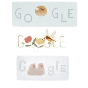 4月22日のGoogleロゴはかわいい動物が登場する「アースデイ」特別デザイン