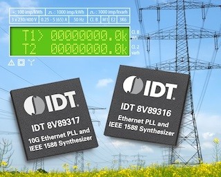IDT、スマートグリッド向けEthernet/IEEE 1588用タイミングデバイスを発表