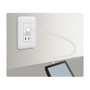 パナソニック、コンセントから直接スマホを充電できる壁面USBコンセント