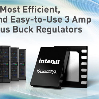 Intersil、最大95%の効率を実現した3A同期整流型降圧レギュレータを発表