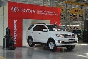 トヨタ、カザフスタンでフォーチュナーの生産を開始