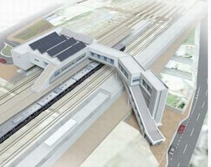 JR西日本、六甲道・灘駅間に設置予定の新駅のエコ施策を発表