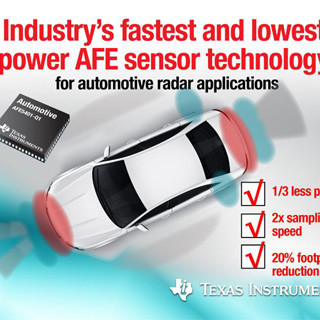 道路の危険を素早く検出 - TI、車載レーダー向けAFEセンサ技術を発表