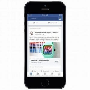Facebook、広告から直接購入できる「Buy」ボタンのテストを米国で開始