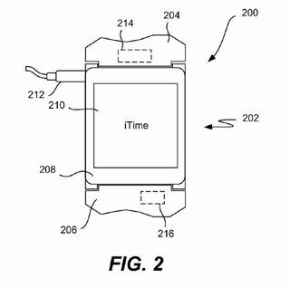 米Apple、リスト型デバイス「iTime」の特許を取得