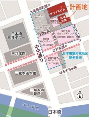 武田薬品が新オフィスビル - 三井不動産と共同で日本橋本町二丁目を開発
