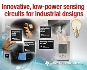 TI、産業機器の設計課題を解決する4つのセンサICを発表