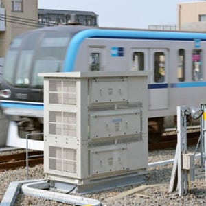 三菱電機、東西線妙典駅で試験中の「駅舎補助電源装置」が省エネ効果を実現