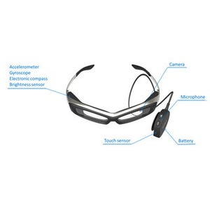 ソニー、スマホと連動する透過式メガネ型端末「SmartEyeglass」を開発