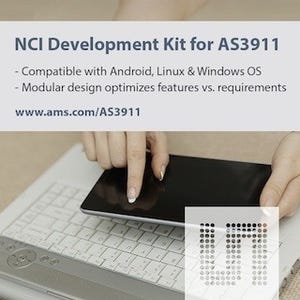 ams、インタフェースソフトウェアスタックを含むNFC開発キットを発表
