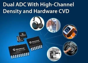 Microchip、ADCを2個内蔵した低コスト8ビットPICマイコンを発表