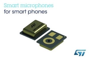 ST、騒音環境下でモバイル機器の通話品質を向上させるMEMSマイクを発表