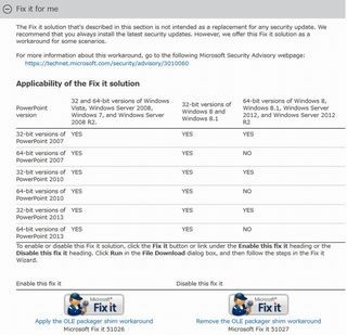 Microsoft OLEに新たな脆弱性、マイクロソフトが回避策を提供