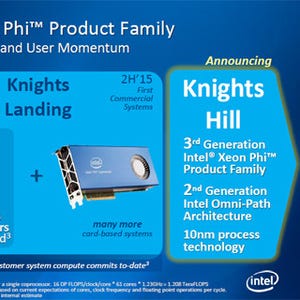 Intel、第3世代のXeon PhiとXeon Phi向けインタコネクト技術を発表