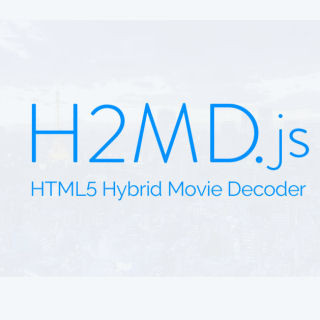 アクセル、HTML5向け動画コーデックライブラリ「H2MD」を提供開始
