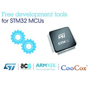 ST、32bitマイコンSTM32のIDE3種類を無償で提供